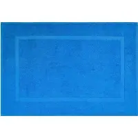 Dyckhoff Badematte "Kristall" Gr. 20, blau, H:2mm, Baumwolle, Badematten, Badematte, 2er Set Hotelmatte
