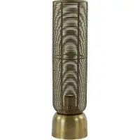 Light & Living - Tischleuchte LEZUZA - 13,5x13,5x49,5cm - Bronze