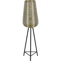 Light & Living - Stehleuchte ADETA - Ø37x135cm - Gold
