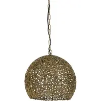 Present Time Light & Living - Hängelampe SINULA - Ø39x38cm - Gold