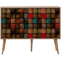 Skye Decor , MEGA- MEGASPH, Sonomo, Kommoden, 90x120x36 cm, 100% Melaminbeschichtete Partikelplatte
