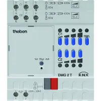 Theben 4930270 KNX Universal-Dimmaktor 2-fach, Grundgerät DMG 2 T KNX
