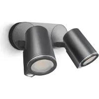 Steinel Spot DUO, Wandbeleuchtung für den Außenbereich, Schwarz, Aluminium, Kunststoff, IP44, II, IK03