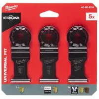 Milwaukee SUA10041 Multitool-Klingen, Holz, 5 Stück, 48906114