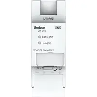 Theben 9070770 Router/Schnittstelle/Linienkoppler IP und KNX, KNX IP Secure IPsecure-Router KNX