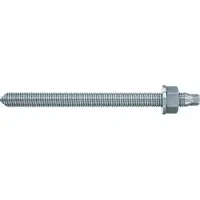 Fischer Ankerstange RG M 10 x 110 gvz galvanisch verzinkt Stahlgüte 5.8; Mit Außengewinde