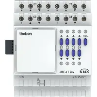 Theben 4930265 KNX Jalousieaktor 4-fach2 24V, Erweiterungsgerät JME 4 T 24V KNX