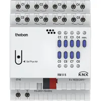 Theben 4940220 KNX Schaltaktor 8-fach, C-Last RM 8 S KNX