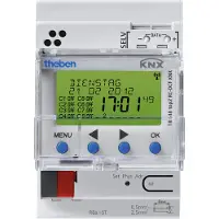 Theben 6489210 KNX-Jahreszeitschaltuhr mit Astroprogramm, RC fähig, 8 Kanal TR 648 top2 RC-DCF KNX