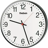 Theben 5009240 KNX Nebenuhr, einseitige Wanduhr, Durchm. 40 cm, arabische Zahlen OSIRIA 241 AR KNX