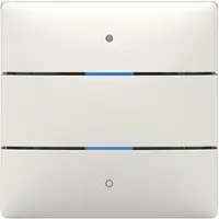 Theben iON 102 KNX Tastsensor, 2 Tasten, 2 Status-LEDs, Temperatursensor, weiß
