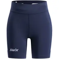 Swix Damen Kurze Sporthose Pace High Waist Half Tights W Blau L