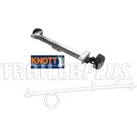 Knott Torsionsachse gebremst - 1350 kg - VGB13-M 1400mm 25° 6A9627.194
