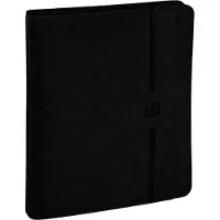Wenger Schreibmappe Affiliate, abnehmbarer Ringorder, Tabletfach, austauschbares Notizbuch A4, L 50 x B 260 x H 350 mm, Nylon, grau