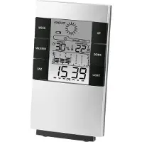 Hama Wetterstation "LCD-Thermo-/Hygrometer "TH-200", silber (silberfarben), Wetterstationen, Wetterstation