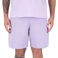 Alpha industries Sweatshorts "Unisex EMB Short", Herren, Gr. 2XS, Normalgrößen, lila (pale violet), Obermaterial: 80% Baumwolle, 20% Polyester, Hosen Sweatshorts