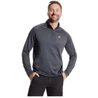 FASTWAY Uni 203 2nd Layer Zip-Shirt Unisex grau, XL