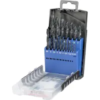 Kwb HSS-Spiralbohrer-Satz DIN 338 1,0-10,0 mm Teilung je 0 5 mm 19 Stück (grijs)