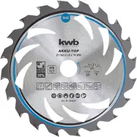 Kwb Kreissägeblatt 160 x 20 mm, leichtgängig, speziell für Akkumaschinen, Sägebl