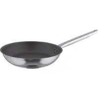 HorecaTraders Ergos Bratpfanne Edelstahl beschichtet, Sandwichboden, ø: 360 mm