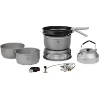 Trangia - 25-4 Sturmkocher mit Primus Gasbrenner - Gaskocher grau