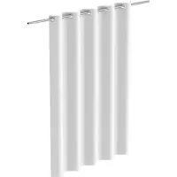 Eisl Duschvorhang "Mosaik WHITE", weiß, B:180cm H:200cm, Polyester, Duschvorhänge, Duschvorhang, waschbarer Antischimmel Vorhang mit wasserdichter Beschichtung