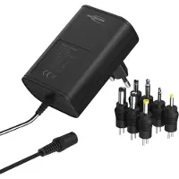 Ansmann APS 1500 Netzteil 12V, Netzstecker bis max 1500mA (7 Adapter)