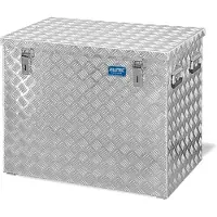 Alutec R 234, Aufbewahrungsbox, Aluminium, Rechteckig, Aluminium, Muster, Aluminium