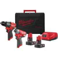TTI Milwaukee Akku-Maschinenset M12 FUEL POWERPACK M12FPP2E2-402X