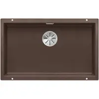 BLANCO SUBLINE 700-U, Schrankwaschbecken, Silgranit, Braun, 80 cm, Deutschland