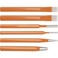 Neo Tools Satz von Stempeln, Meißeln und Körnern, 6-teilig.