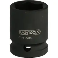 Ks Tools 1.1/2 Sechskant-Kraft-Stecknuss, 80 mm, kurz
