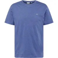 Gant für Herren. 2003184 Schild T-shirt blau (5XL), Lässig, Baumwolle, Kurzarm, Nachhaltig