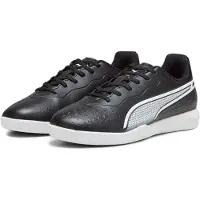 Puma King Match IT Jugend Fußballschuhe Kinder schwarz weiß Gr 38,5