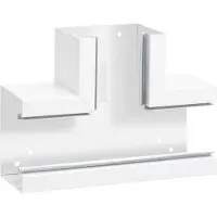 Hager BRS10013089016 T-Stück aus Grundprofil zu BRS 100x130mm Oberteil 80mm Stahlblech verkehrsweiß