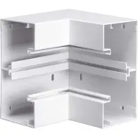 Hager BRA8517049016 Inneneck aus Grundprofil zu BRA 85x170mm Oberteil 80mm aus alu in verkehrsweiß