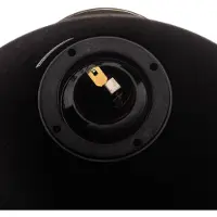 Argon Wandleuchte Bona, schwarz-messing