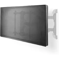Nedis TVOC4042BK Outdoor-TV-Schirm-Abdeckung Bildschirmgröße 40 42 Zoll Schwarz