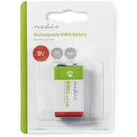 Nedis BANM9HF91B Wiederaufladbarer Ni-MH-Batterie E-Block 8,4 V DC 250 mAh 6LR61