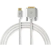Safety Jogger Gold Cctb34800al20 Hdmi-kabel Hdmi-dvi-d 24+1-polig Stecker 2560x1600 Geschirmt Geflochten 2 M