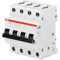 ABB S204-D10 Sicherungsautomat D-Char., 6 kA, 10 A, 4P 2CDS254001R0101