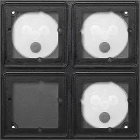 Gira 551800 Gehäuse 2x 2-fach flächenbuendig