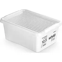 Orplast Aufbewahrungsbox mit Deckel white.line 12,5L