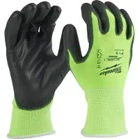 Milwaukee Schnittschutzhandschuhe Klasse A HiVis Gr. L schwarz/grün