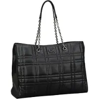 Calvin Klein Damen Handtasche aus Polyester in Schwarz K60K609880_NERO_BAX