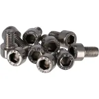 Schwarz Screw Hexagonal Stainless 10 Units Schwarz M6 x 16 mm