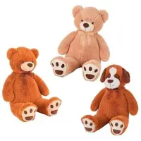 Big Buy Cooking Plüschtier Bär Braun 100 cm aus Acryl-Polyester für Kinder ab 1 Jahr
