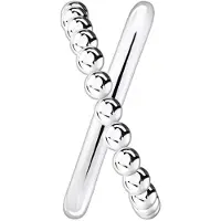 Thomas Sabo Ohrklemme "Ohrklemme Kugeln doppel", silber (silberfarben), Ohrringe, Damen, Silber 925 (recycelt), Ohrklemme
