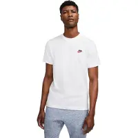 Nike Herren T-Shirt Sportswear AR4997-100 L - Wht/Blck/Uni Red - L