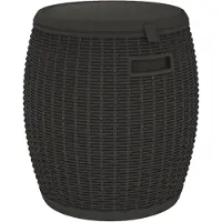 Super Merchant 4-in-1 Gartenbox Schwarz Polypropylen